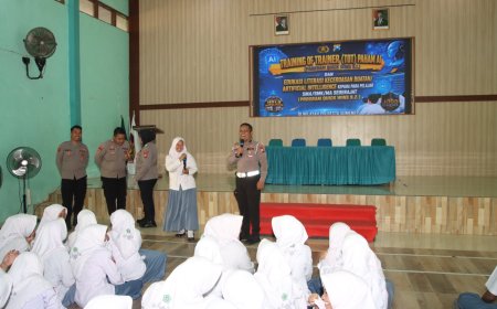 Polresta Sumenep Ajak Pelajar Cerdas dan Bertanggung Jawab Hadapi Era Kecerdasan Buatan